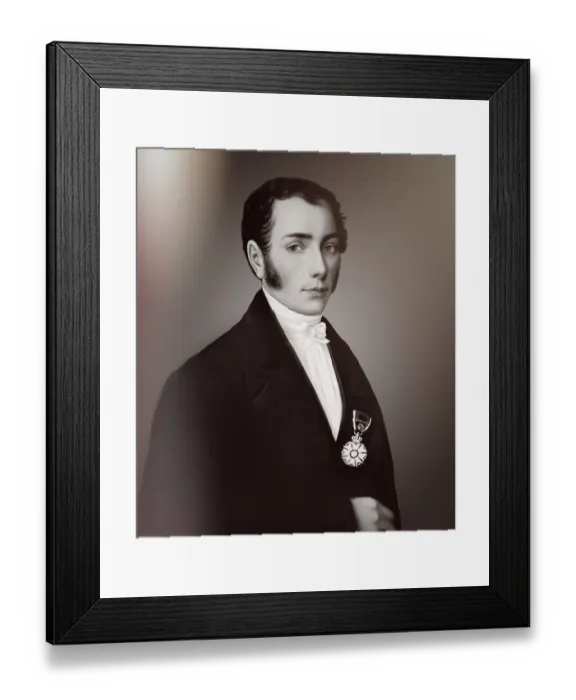 Framed Print : Portrait of Joseph Ritter von Fraunhofer