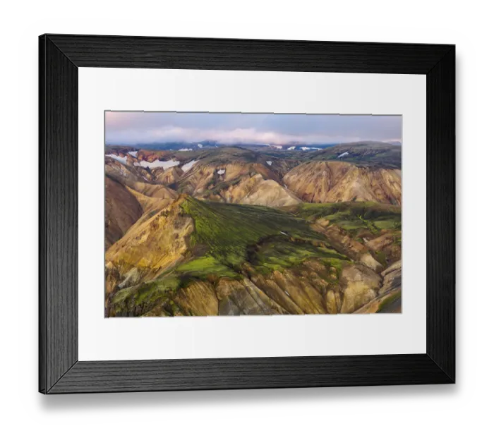 Framed Print : Rhyolite mountains in Landmannalaugar Framed Print : Rhyolite mountains in Landmannalaugar