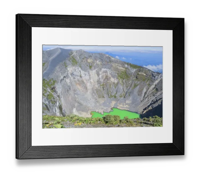 Framed Print : Irazu volcano, Irazu Volcano National Park Framed Print : Irazu volcano, Irazu Volcano National Park