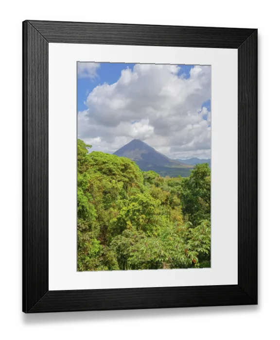 Framed Print : Arenal volcano, Arenal Volcano National Park
