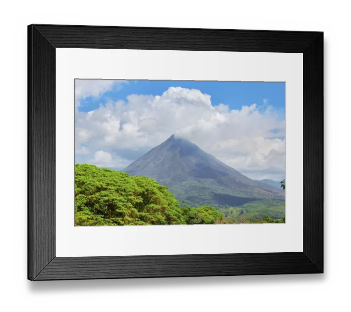 Framed Print : Arenal volcano, Arenal Volcano National Park