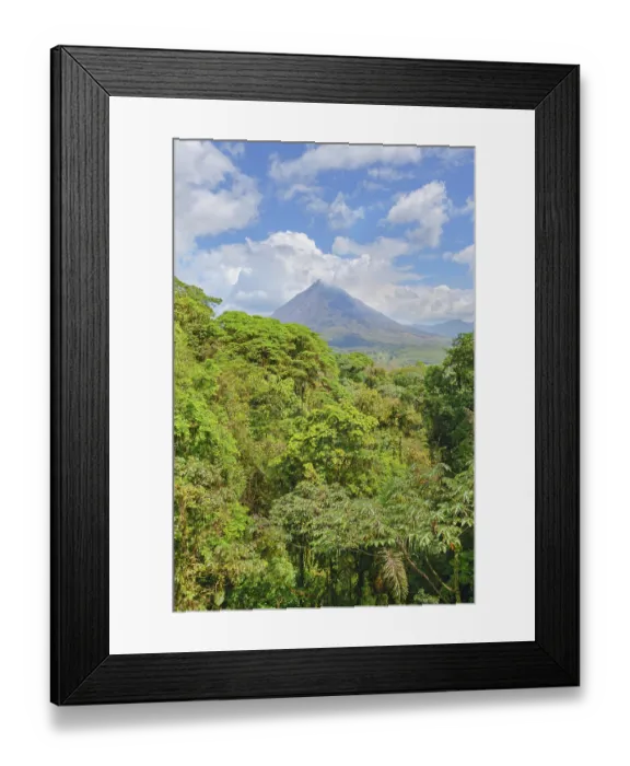Framed Print : Arenal volcano, Arenal Volcano National Park