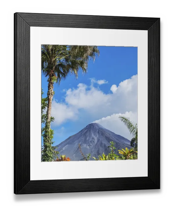Framed Print : Arenal volcano, La Fortuna, Alajuela Province