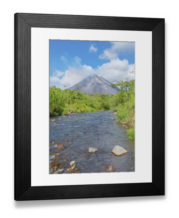 Framed Print : Arenal volcano, Arenal Volcano National Park