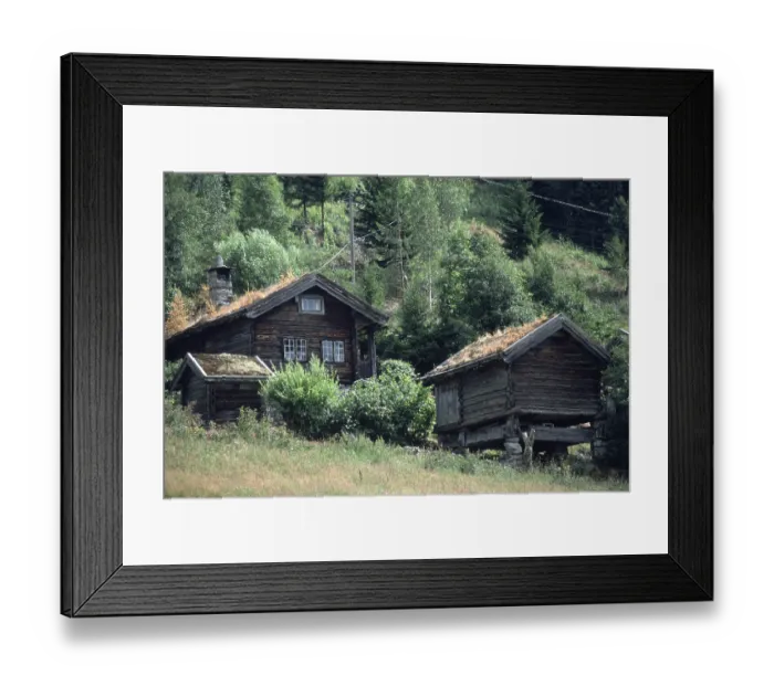 Framed Print : Old farm, Norway