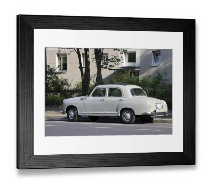 Framed Print : Vintage Mercedes-Benz W 120 Ponton Framed Print : Vintage Mercedes-Benz W 120 Ponton