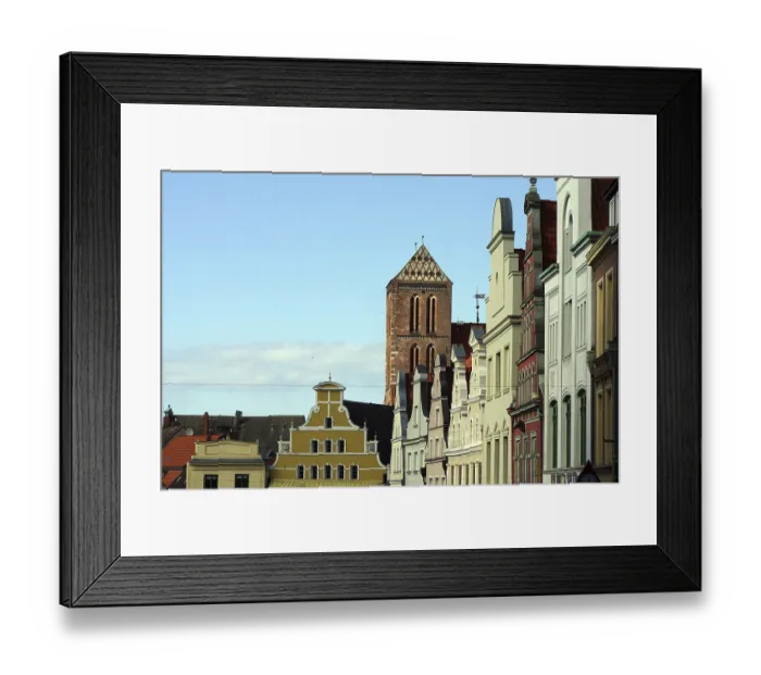 Framed Print : Listed building in the historic city centre Framed Print : Listed building in the historic city centre