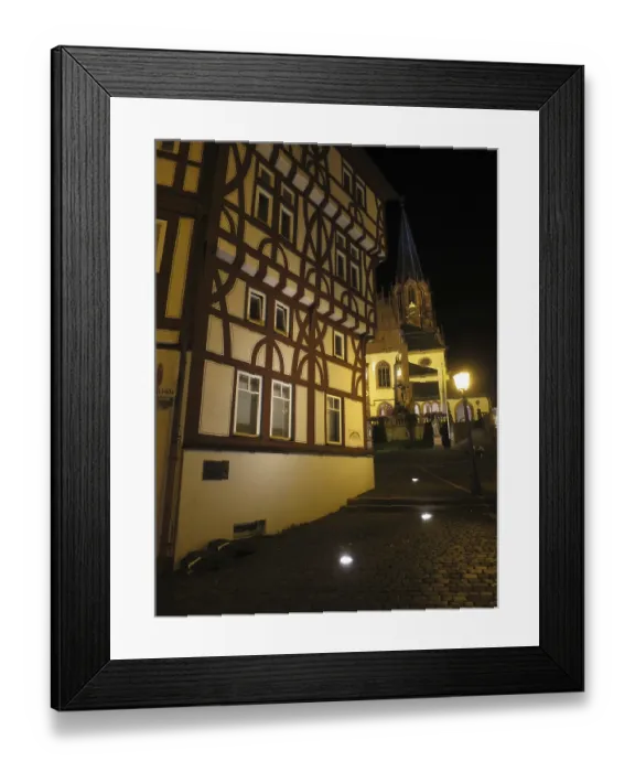 Framed Print : Half-timbered house on Stiftsplatz Framed Print : Half-timbered house on Stiftsplatz