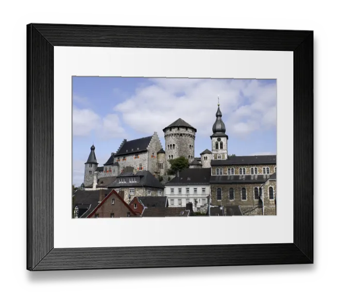 Framed Print : Stolberg Castle above the historic old town