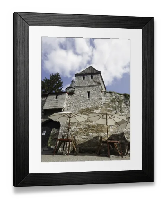 Framed Print : Stolberg Castle above the historic old town Framed Print : Stolberg Castle above the historic old town