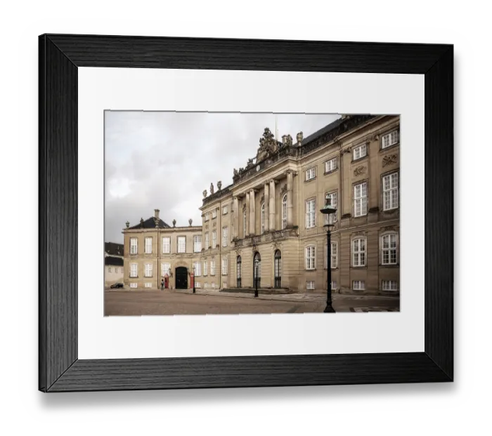 Framed Print : A close-up of a historic building with detailed architecture