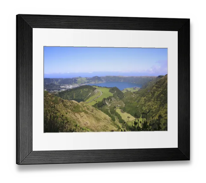 Framed Print : Viewpoint Miradouro da Boca do Inferno - View into the Caldeira do Alferes Framed Print : Viewpoint Miradouro da Boca do Inferno - View into the Caldeira do Alferes