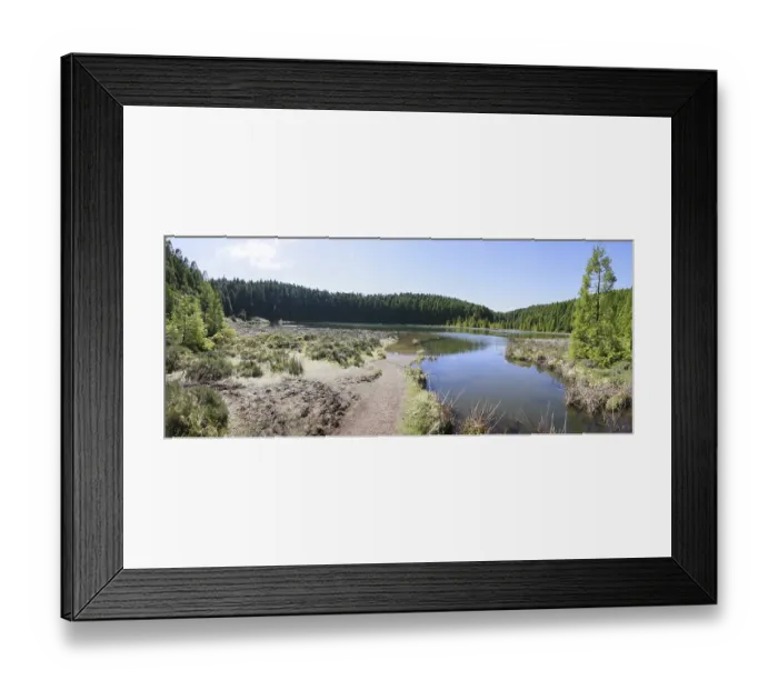 Framed Print : Canario Lake - Lagoa do Canario