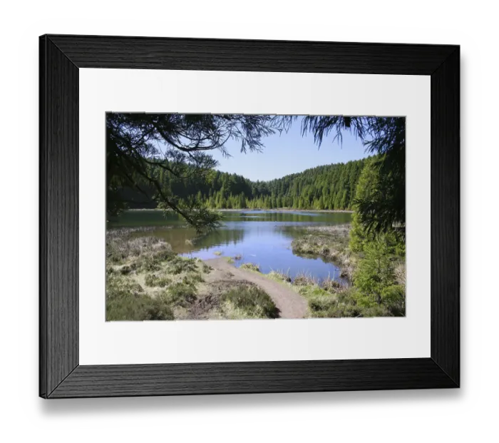 Framed Print : Canario Lake - Lagoa do Canario Framed Print : Canario Lake - Lagoa do Canario