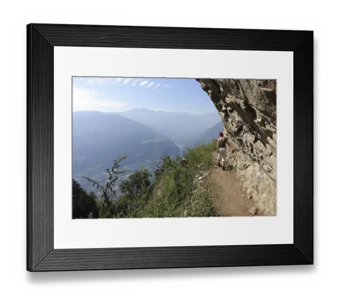 Framed Print : Vellauer Felsenweg
