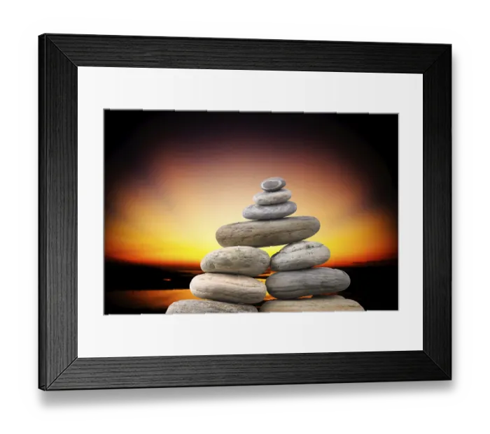 Framed Print : Pebbles and beautiful golden sunshine in the beach Framed Print : Pebbles and beautiful golden sunshine in the beach