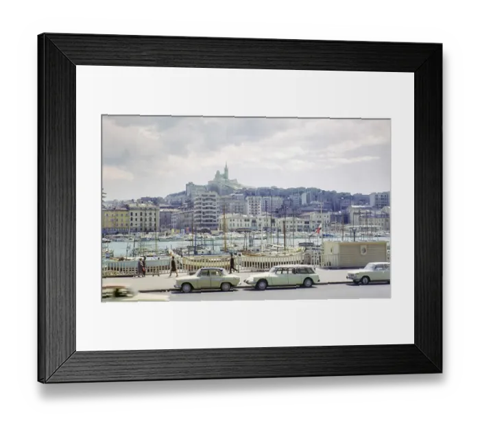 Framed Print : Basilique Notre-Dame de la Garde church Framed Print : Basilique Notre-Dame de la Garde church