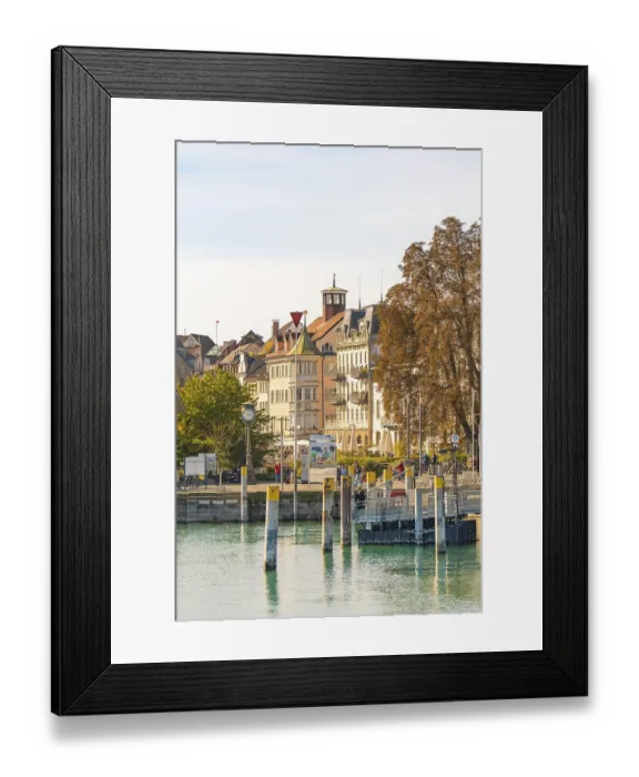 Framed Print : City view with historic buildings