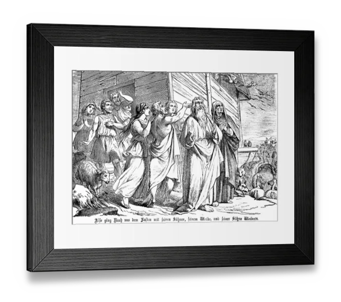 Framed Print : First Book of Moses, Chapter 9