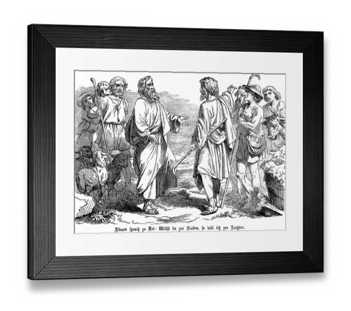 Framed Print : First Book of Genesis, Chapter 13 Framed Print : First Book of Genesis, Chapter 13