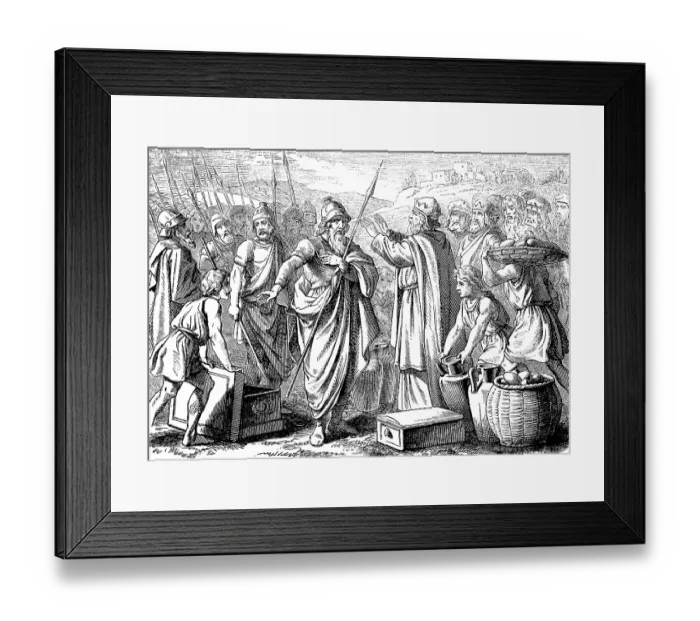 Framed Print : Genesis, chapter 14, Melchisedek