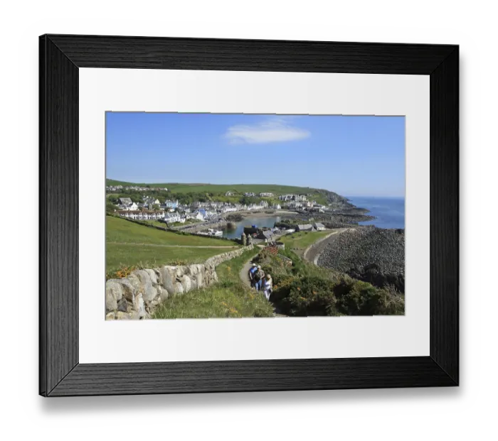 Framed Print : Portpatrick is the starting point for The Southern Upland Way Framed Print : Portpatrick is the starting point for The Southern Upland Way