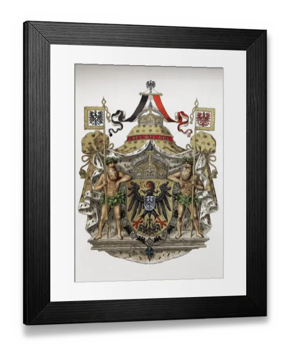 Framed Print : Coat of arms of the German Emperor