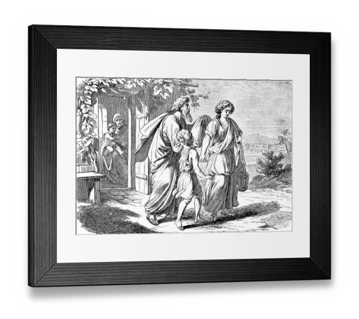 Framed Print : Expulsion of the Sagar, the strangers