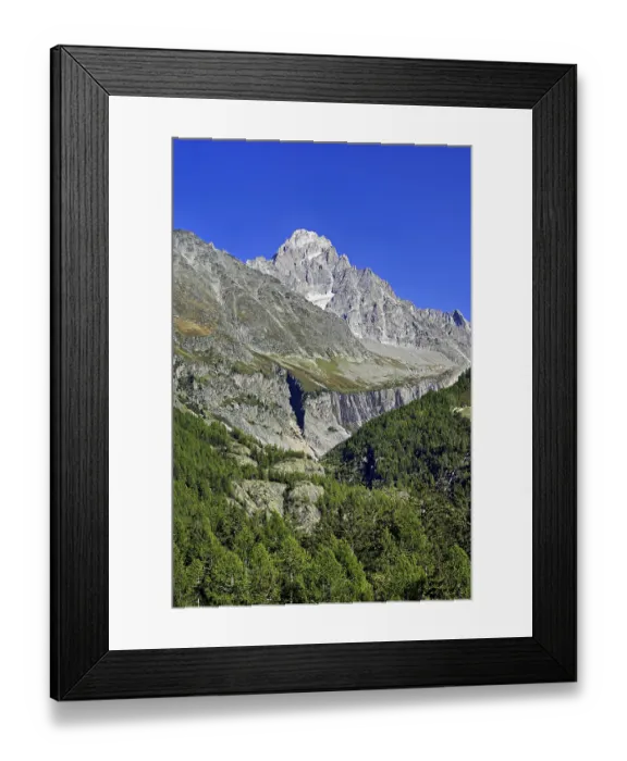 Framed Print : Aiguille du Chardonnet, front foothills of the Argentiere glacier Framed Print : Aiguille du Chardonnet, front foothills of the Argentiere glacier