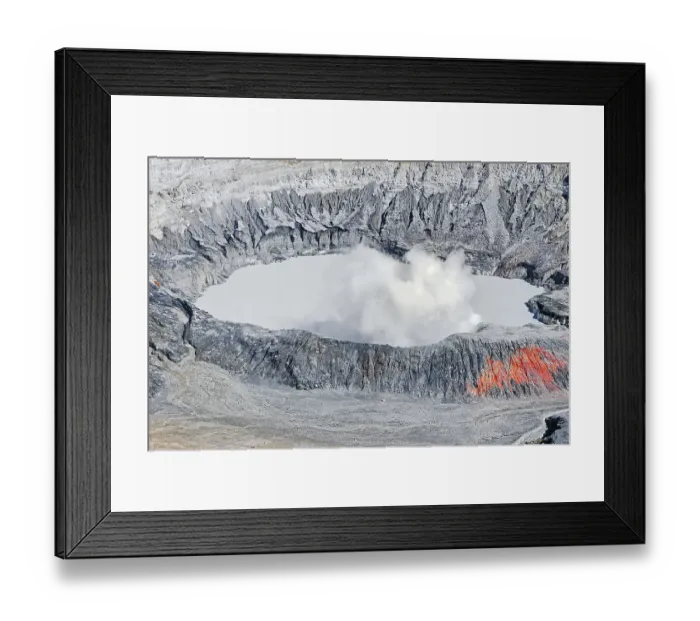 Framed Print : Poas volcano, Poas National Park