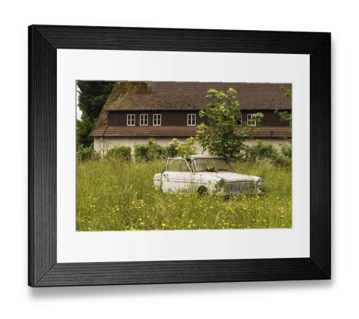 Framed Print : Ford, Taunus, vintage car, economic miracle