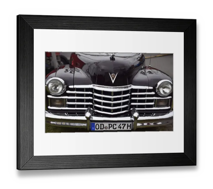 Framed Print : Classic car, 1947 Cadillac Series 62 Convertible