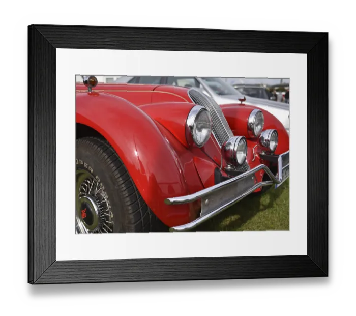 Framed Print : The very rare luxury sports car