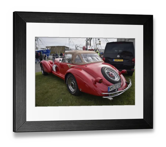 Framed Print : The very rare luxury sports car