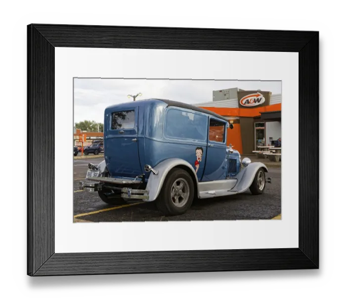 Framed Print : Automobile, modified vintage car Framed Print : Automobile, modified vintage car