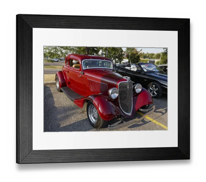 Framed Print : Automobile, modified vintage car Framed Print : Automobile, modified vintage car