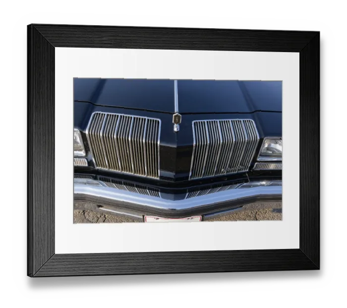 Framed Print : Automobile, front grill of a vintage car Framed Print : Automobile, front grill of a vintage car