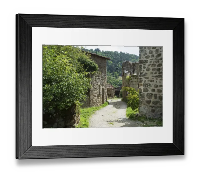 Framed Print : Saint Andre de Chalencon village Framed Print : Saint Andre de Chalencon village