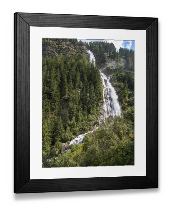 Framed Print : The Stuiben Falls between Umhausen and Niederthai in the Middle Otztal Framed Print : The Stuiben Falls between Umhausen and Niederthai in the Middle Otztal