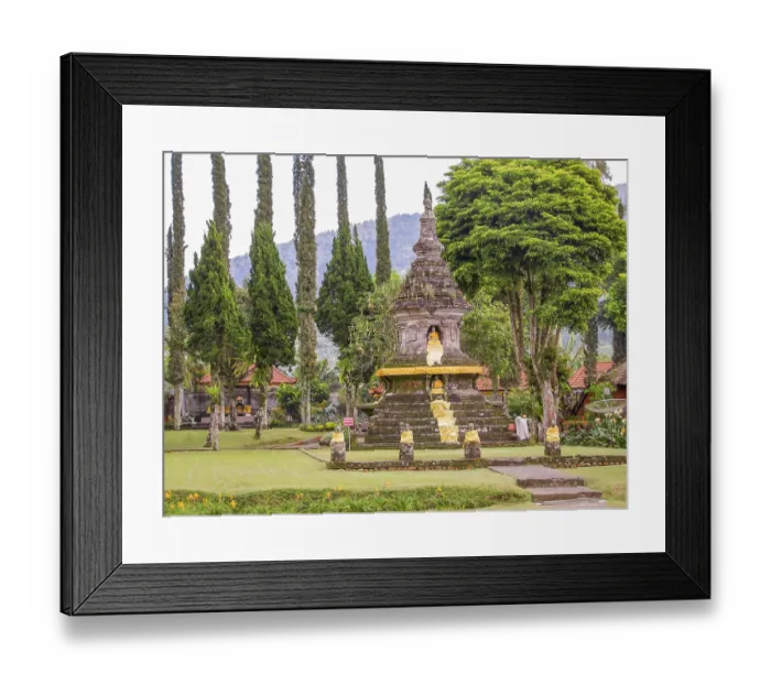 Framed Print : Water temple named Pura Ulun Danu Bratan at Bali Framed Print : Water temple named Pura Ulun Danu Bratan at Bali