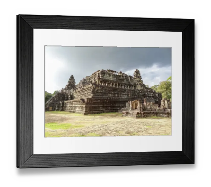 Framed Print : Temple area named Baphuon in Angkor Thom located in Cambodia