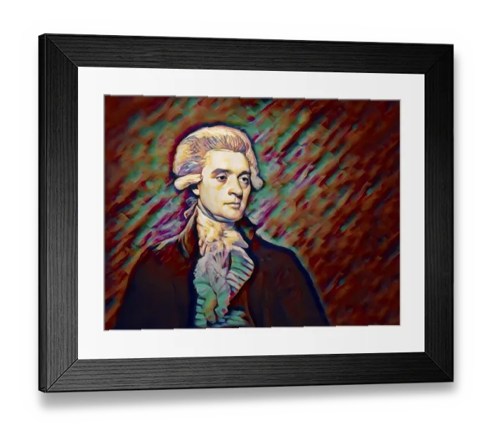 Framed Print : Portrait of Thomas Jefferson, 1743 - 1826 Framed Print : Portrait of Thomas Jefferson, 1743 - 1826