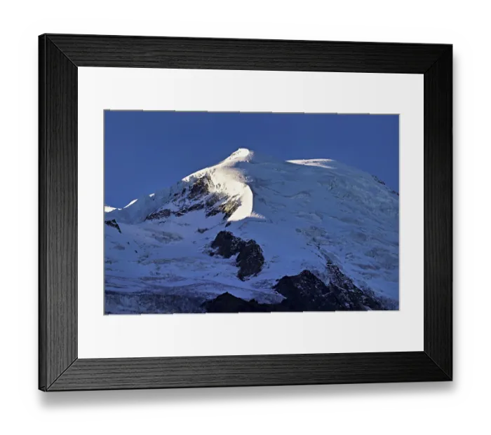 Framed Print : Snow-capped Dome du Gouter