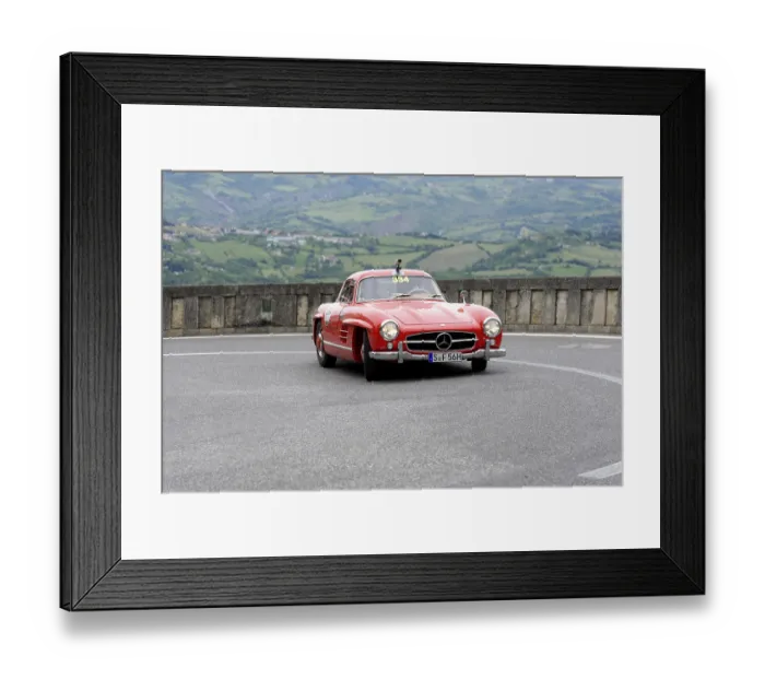 Framed Print : No. 334, Mercedes-Benz 300 SL W 198 Framed Print : No. 334, Mercedes-Benz 300 SL W 198