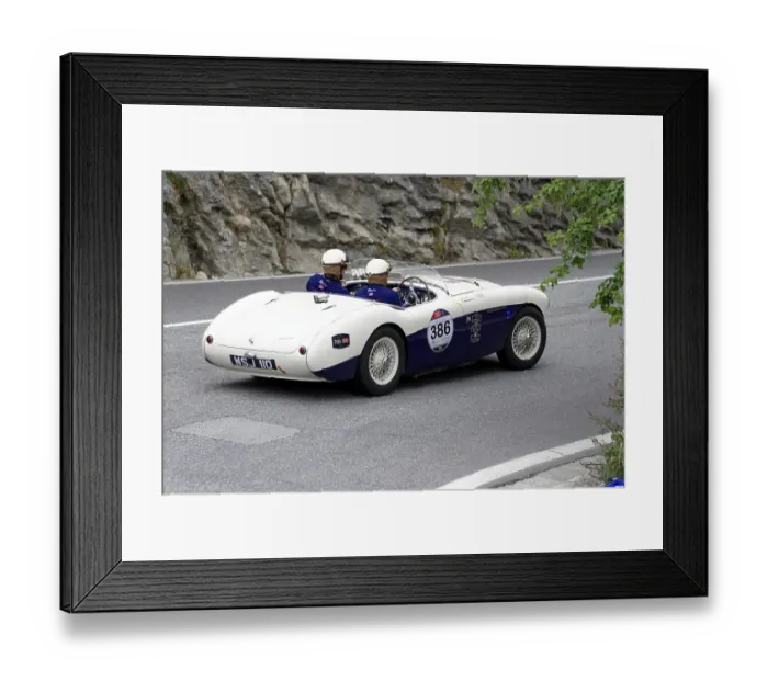 Framed Print : No. 386, Austin Healey 100 S, built in 1955