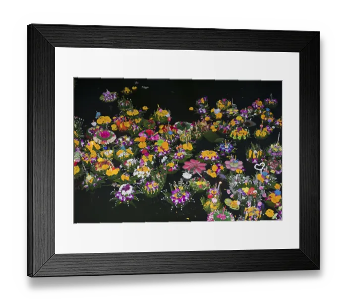 Framed Print : Thailand, Koh Samui, Loy Krathong Festival