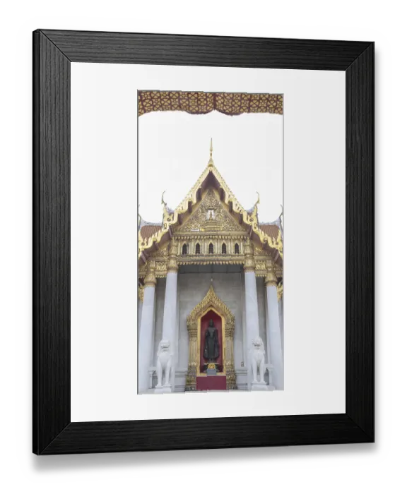 Framed Print : Marble temple, made of Carrara marble Framed Print : Marble temple, made of Carrara marble