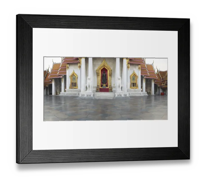 Framed Print : Marble temple, made of Carrara marble