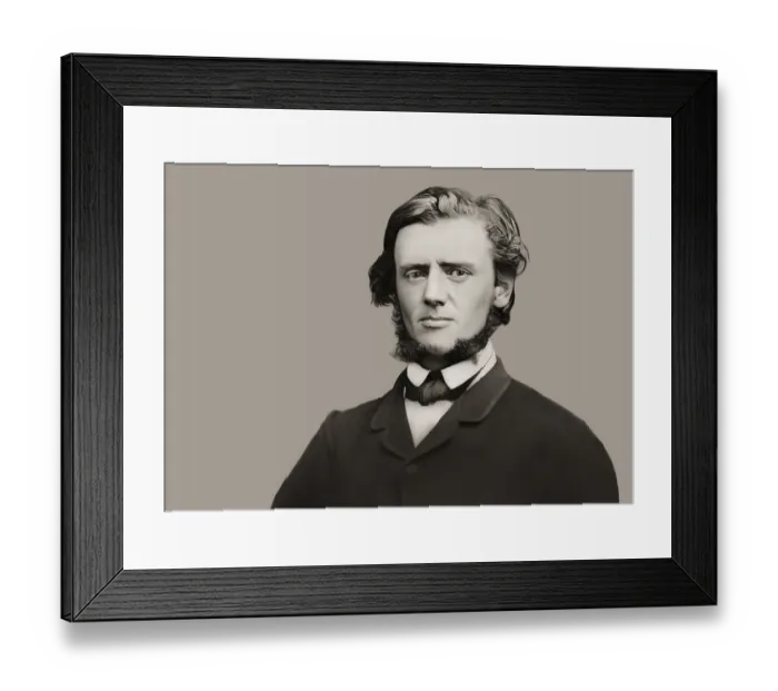 Framed Print : Portrait of Georg Balthazar von Neumayer Framed Print : Portrait of Georg Balthazar von Neumayer