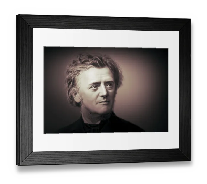 Framed Print : Portrait of Georg Balthazar von Neumayer